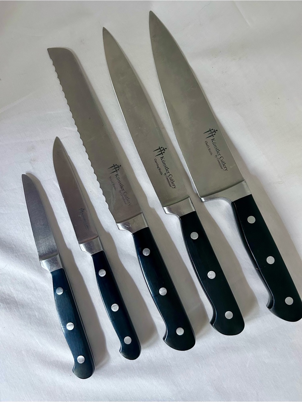 Künstler Cutlery by Connoisseur 5 Piece Kitchen Knife Set Chef Bread Carving